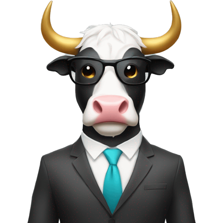 crypto bull in suit emoji