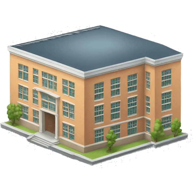 school building emoji