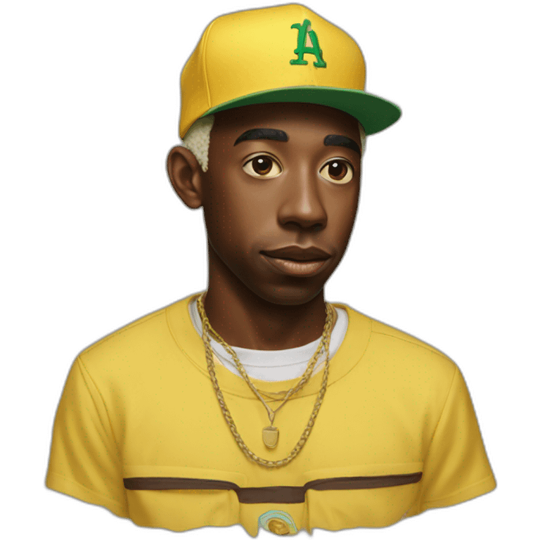 tyler the creator with chapka emoji