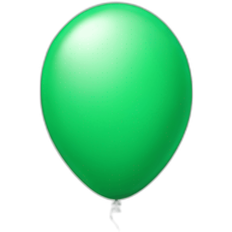 Balloon Green color  emoji