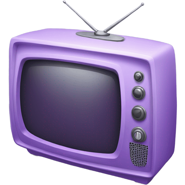 light purple tv emoji