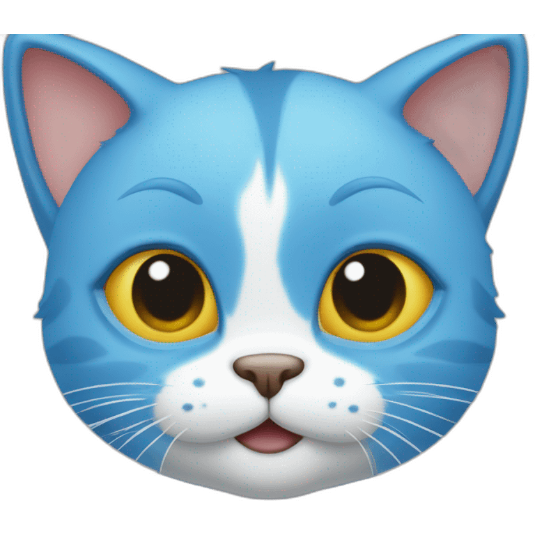 Smurf Cat Blue emoji