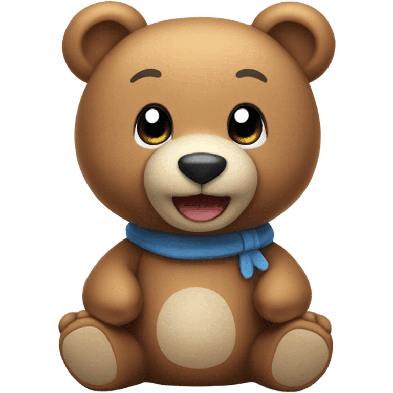 Teddy bear toy emoji