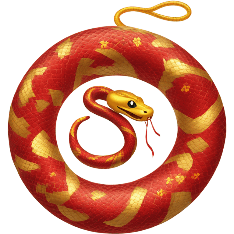 Snake lunar new year emoji