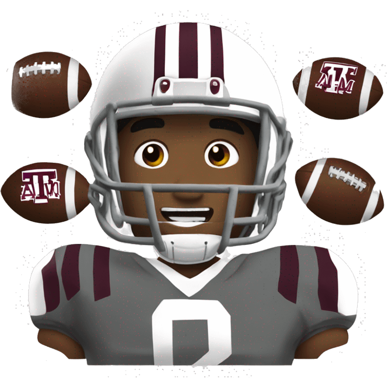 Texas a&m football emoji