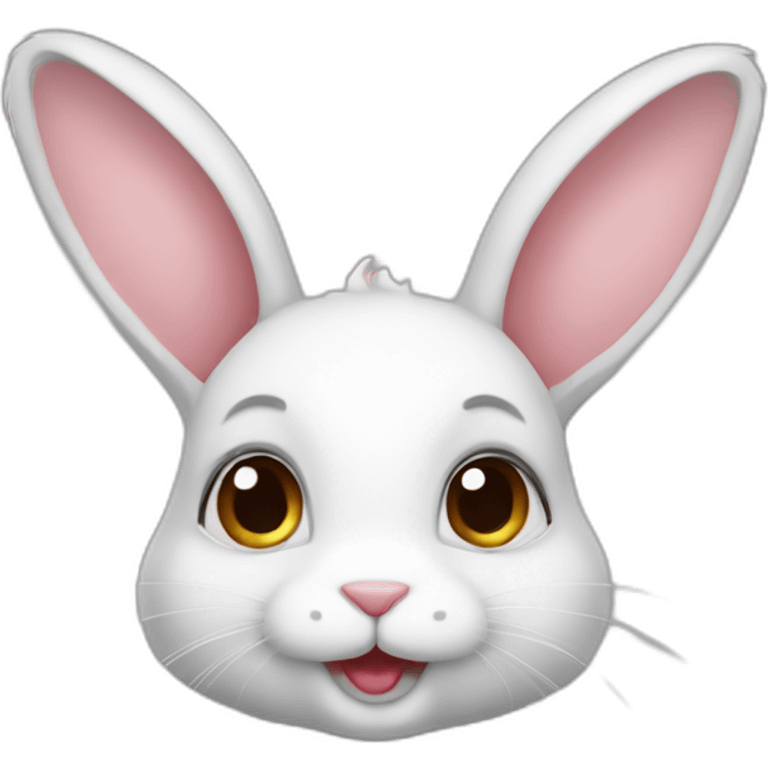 adorable bunny emoji