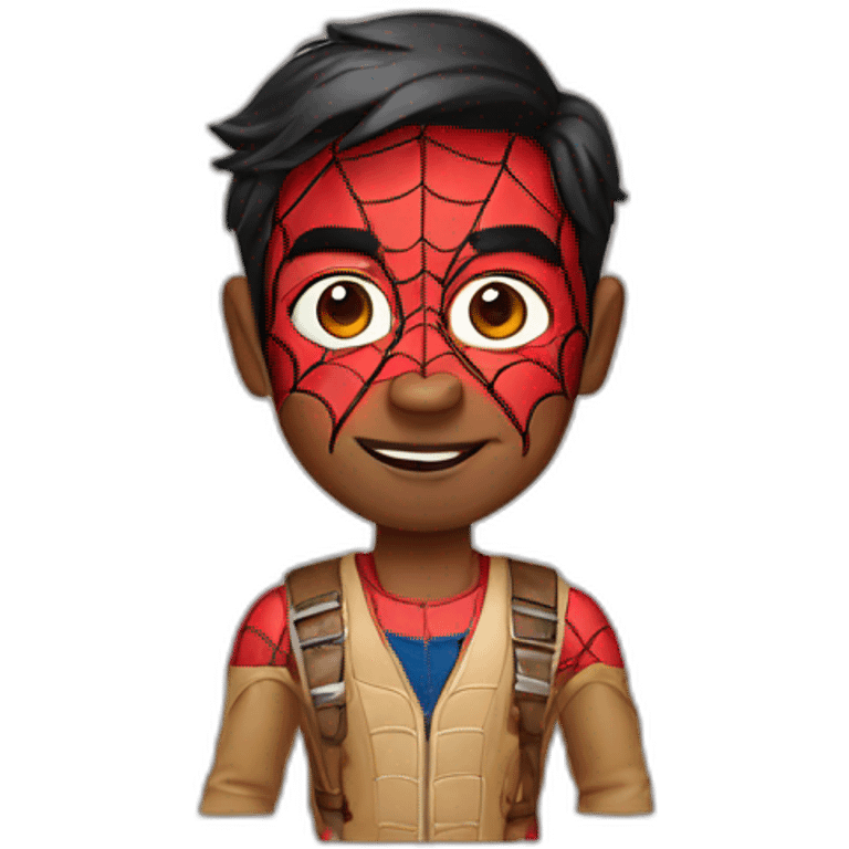 indian spiderman emoji