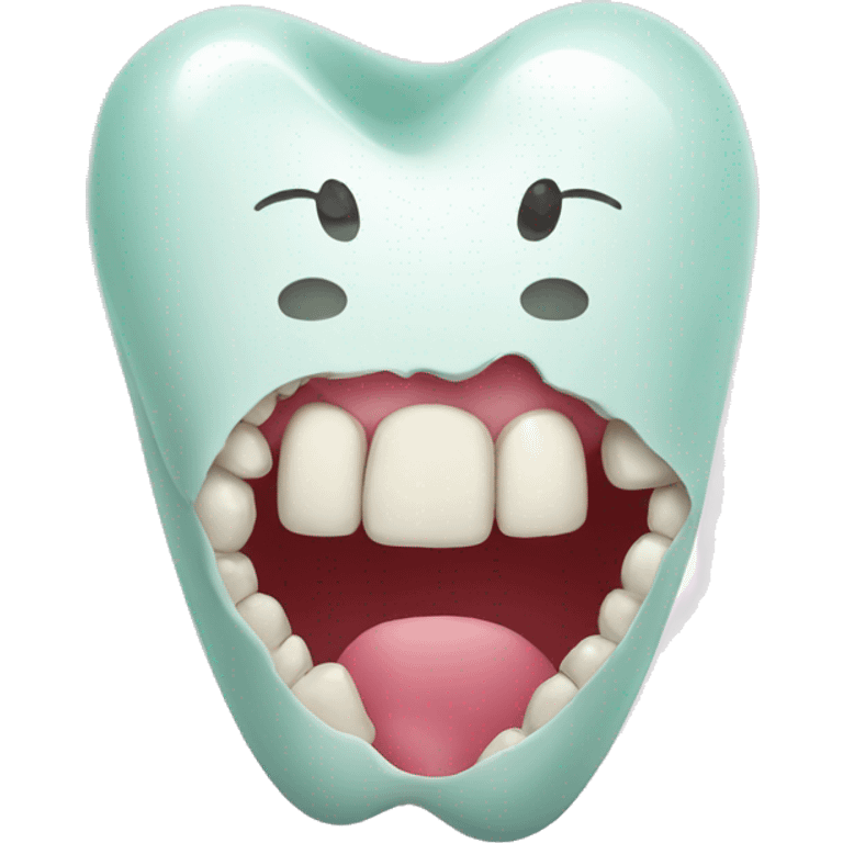 cavity on tooth emoji