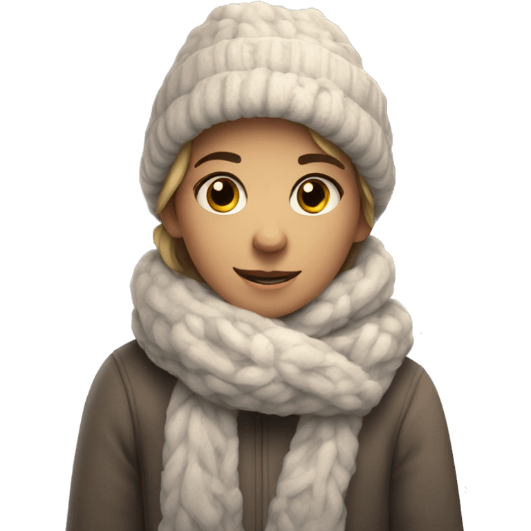 cozy winter day emoji