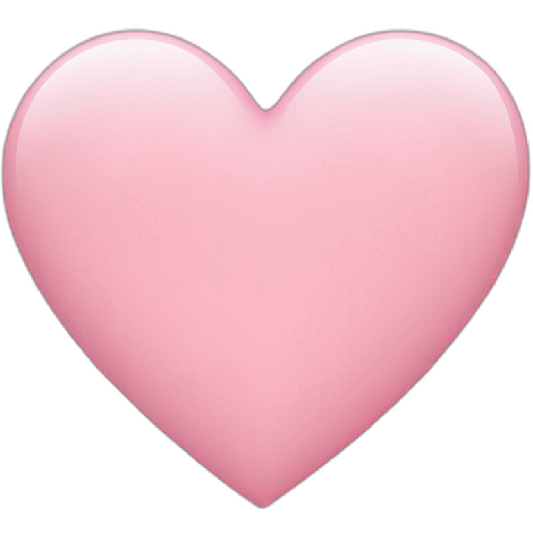 plain light pink heart emoji