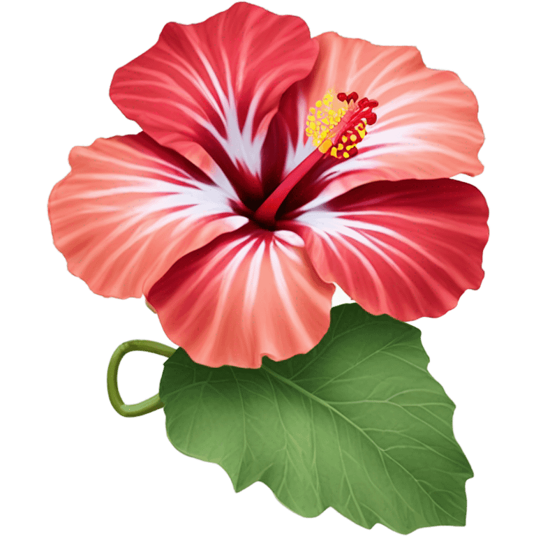 Hibiscus flower emoji