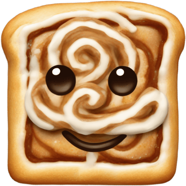 Cinnamon roll poptart emoji