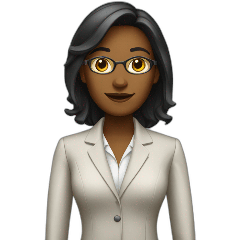 female investment banker emoji