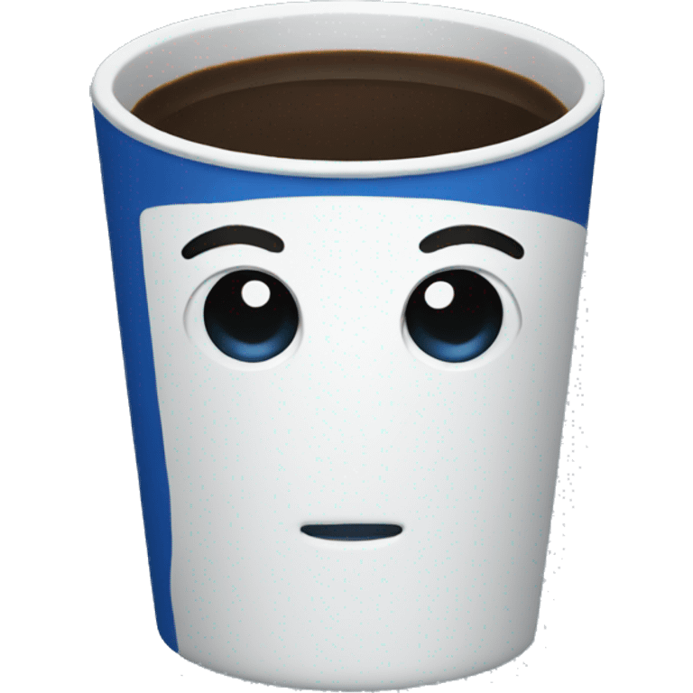 dark blue coffee cup emoji