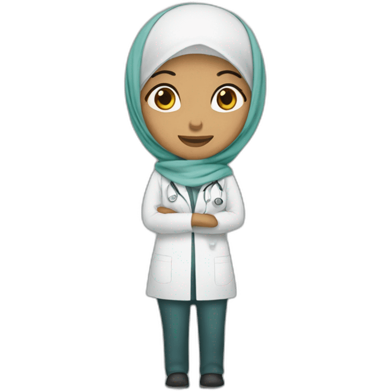 infirmière hijab emoji