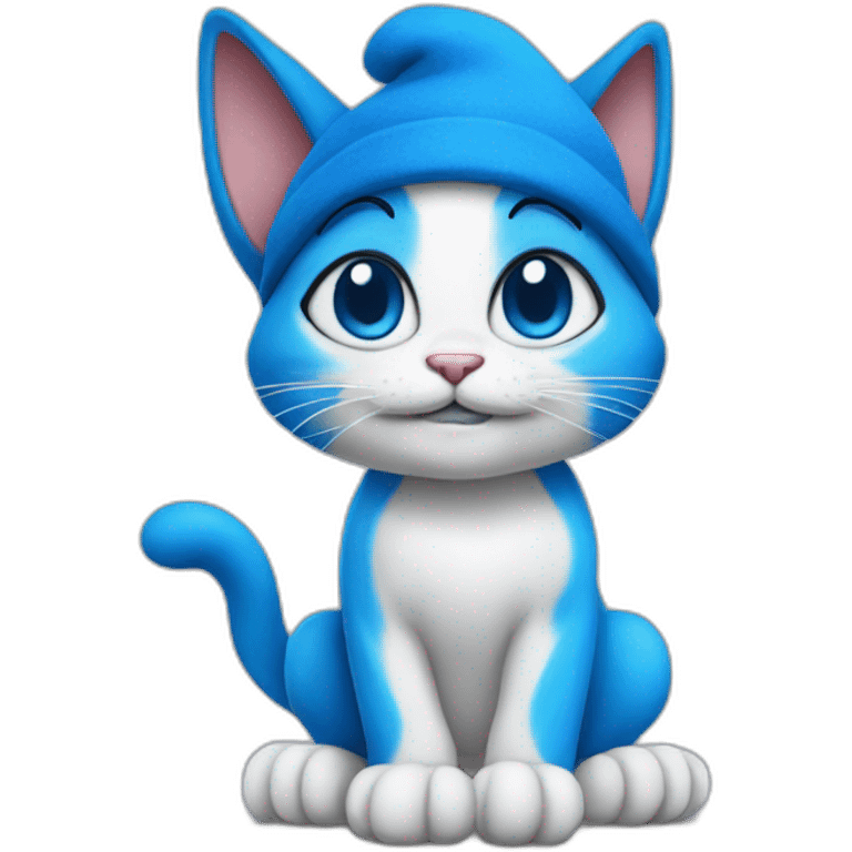 smurf cat emoji