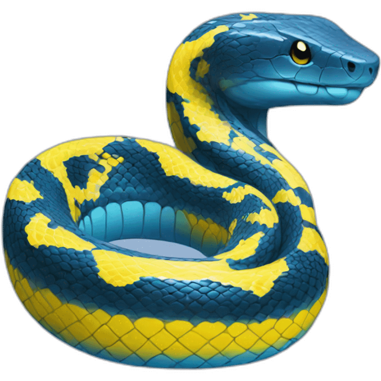 python programming language logo blue yellow emoji