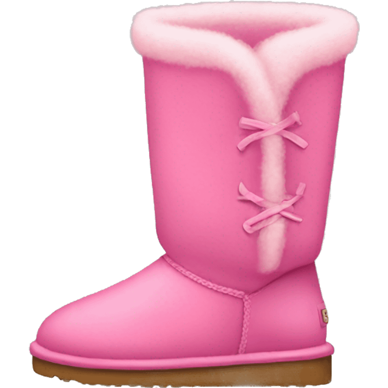 Pink cute Ugg boot emoji