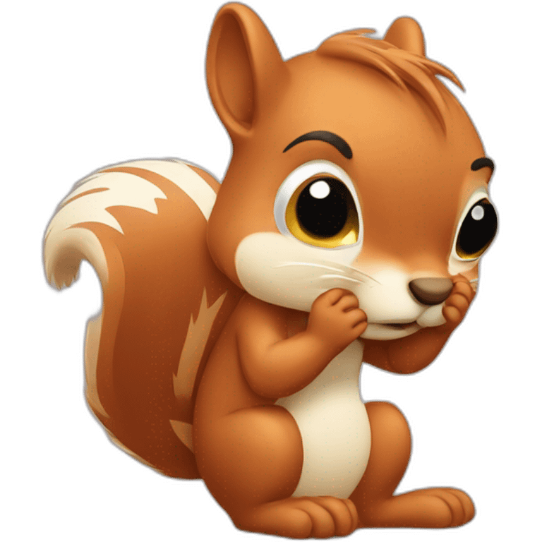 flink Squirrel facepalm emoji