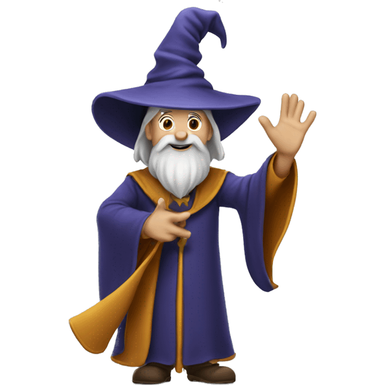 wizard waving emoji