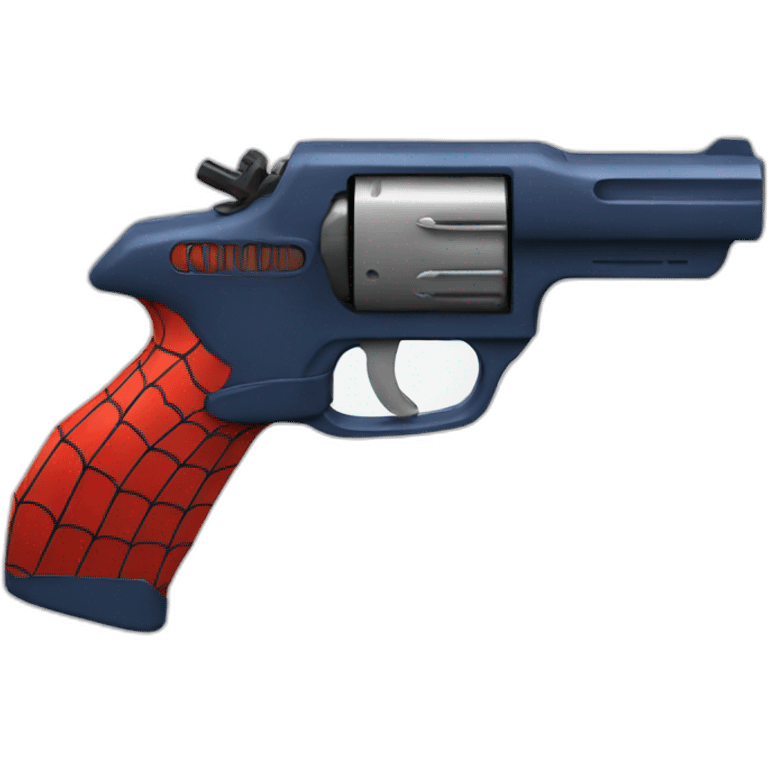 Spiderman gun emoji