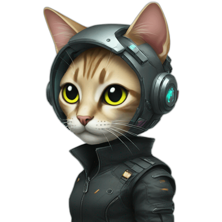 cyberpunk cat emoji