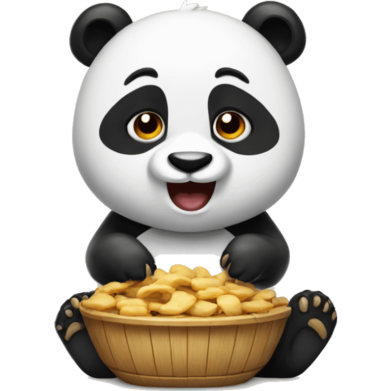 hungry panda emoji