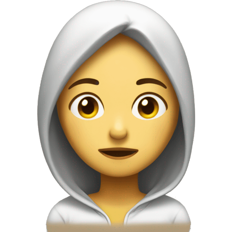 Chica dormida emoji