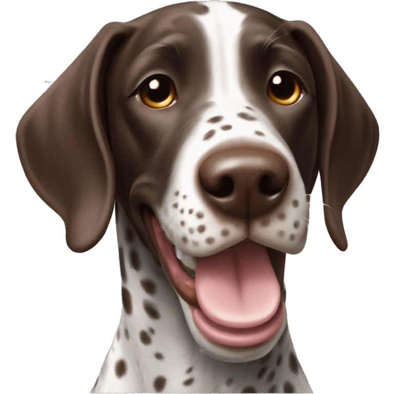 German Shorthaired Pointer smile emoji