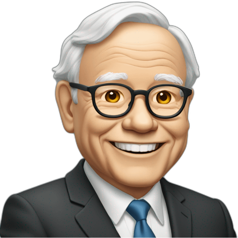 warren buffet smiling emoji