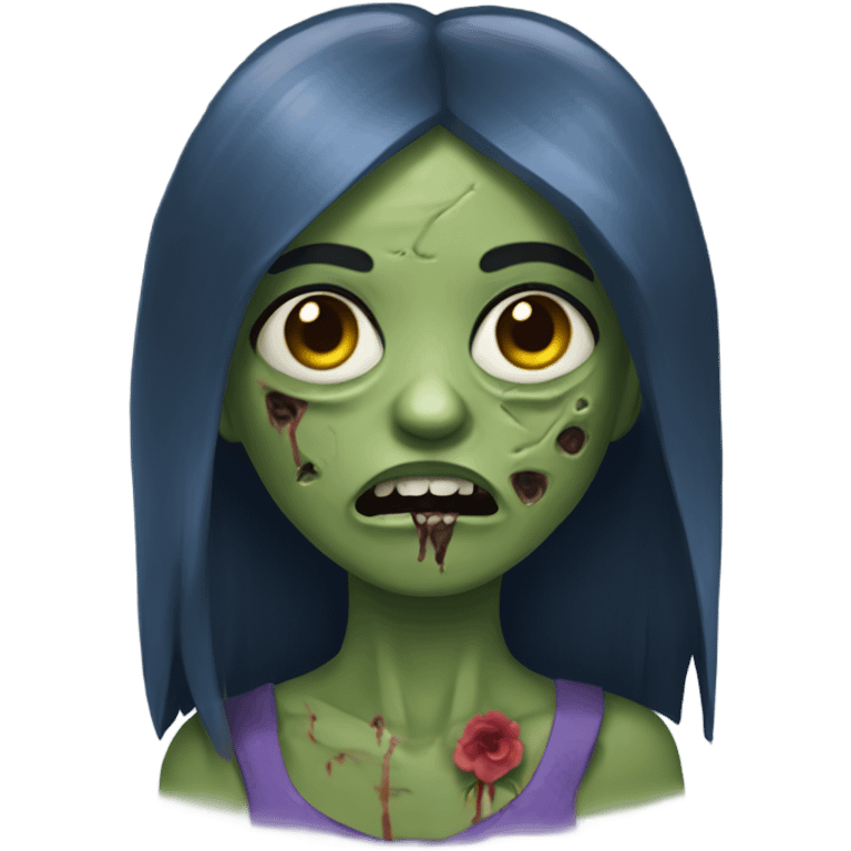 garota zumbi emoji