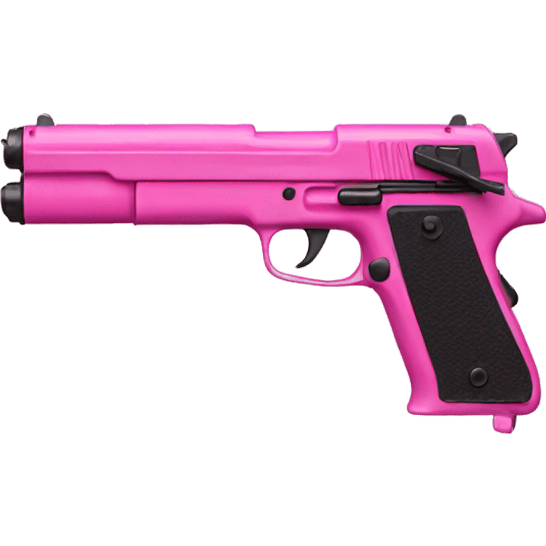 pink gun emoji