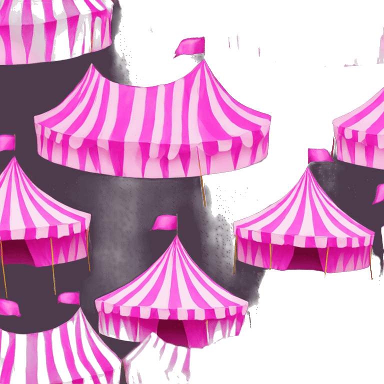 pink carnival tent emoji