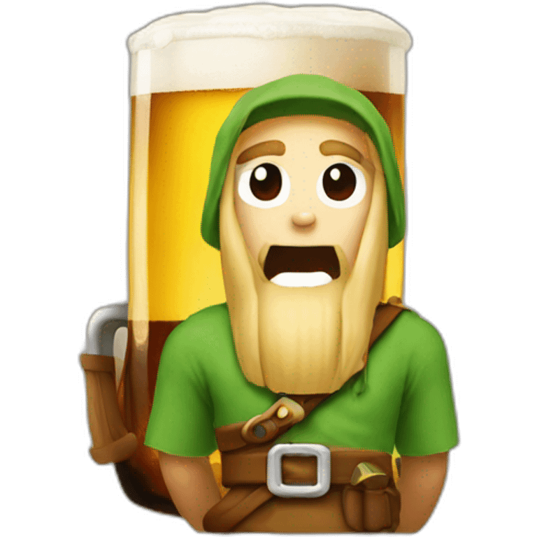 link drink beer emoji