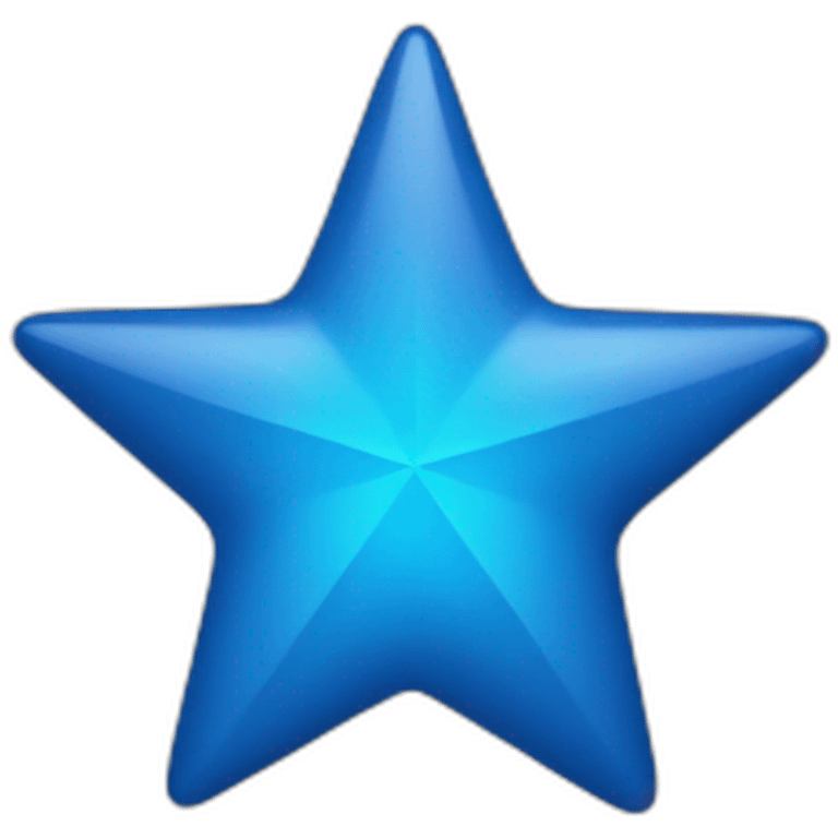 Blue star emoji