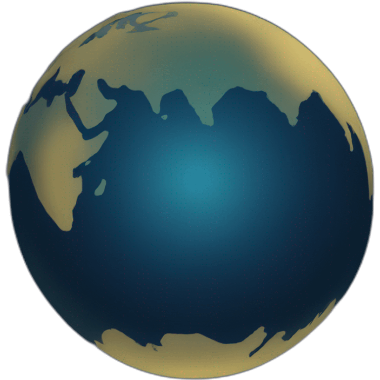 globe in night emoji