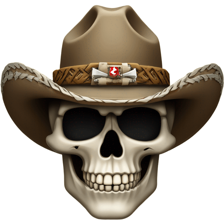 Gunfighters skull  emoji