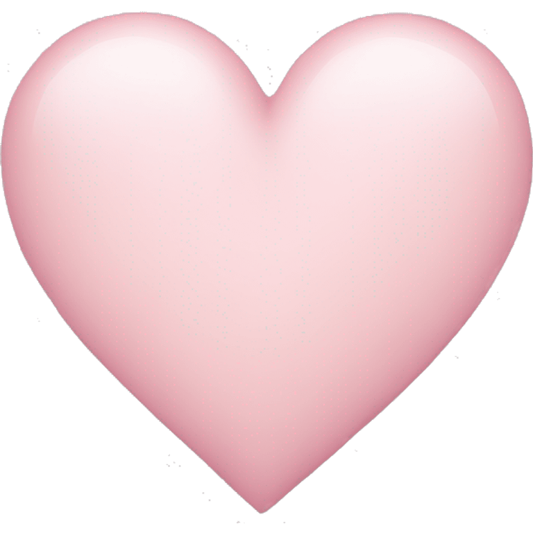 Light pink heart  emoji