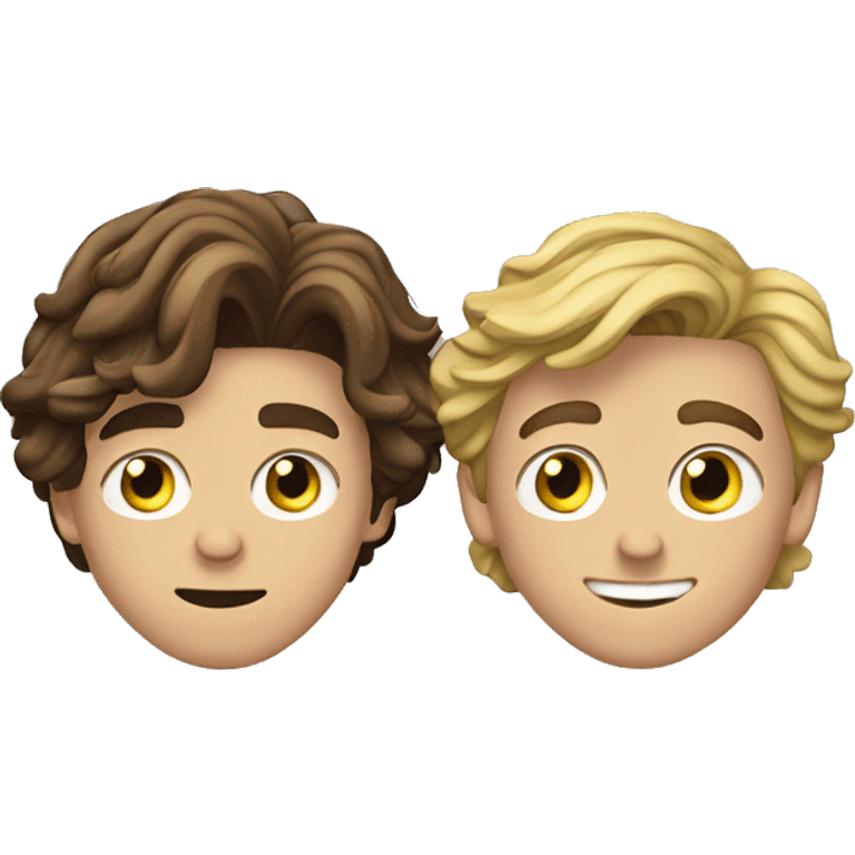 evan peters and cole sprouse  emoji