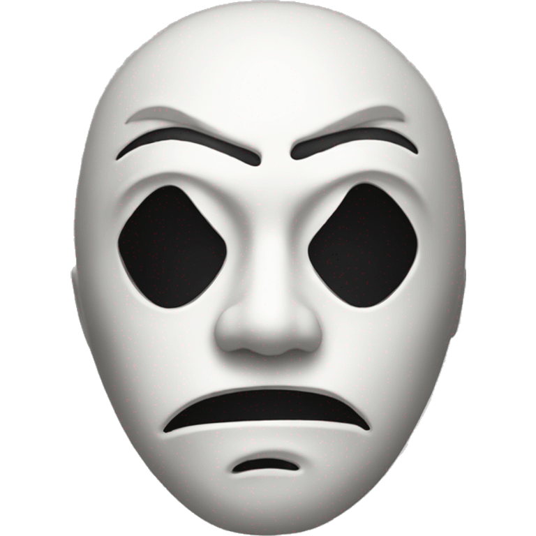 Scary movie mask  emoji