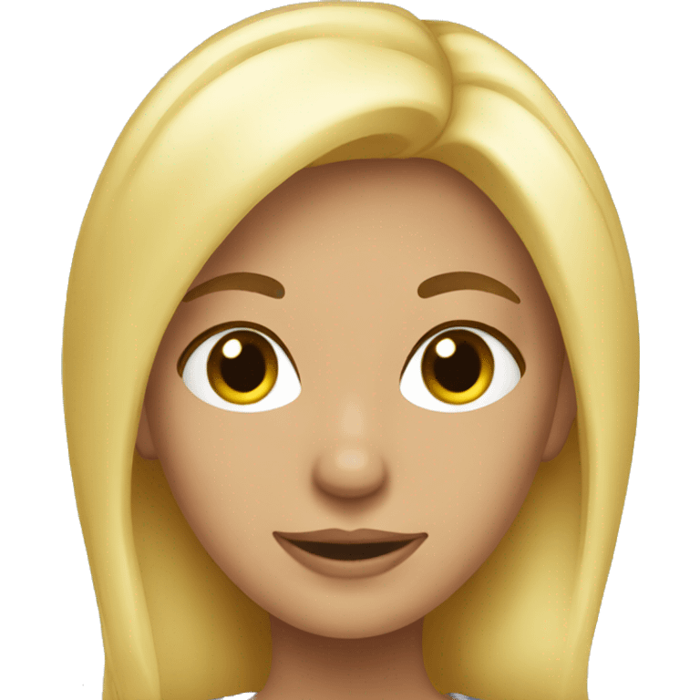 Cozy blonde  emoji