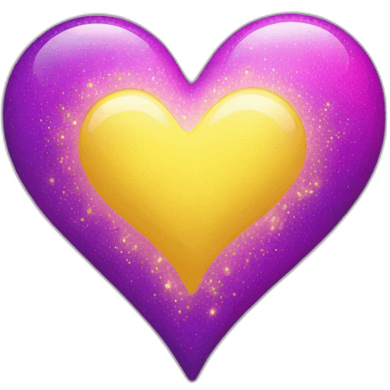 pink-and-purple-heart-with-yellow-sparkles emoji