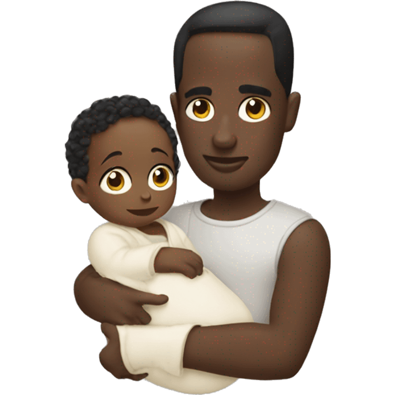 diddy holding an baby emoji