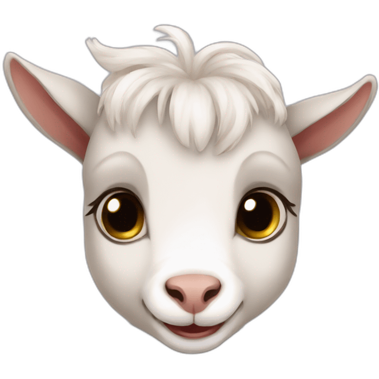 Baby goat cute emoji