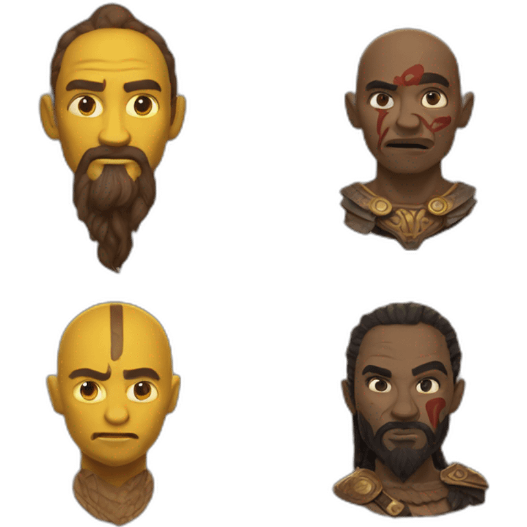 the mateix and god of war emoji