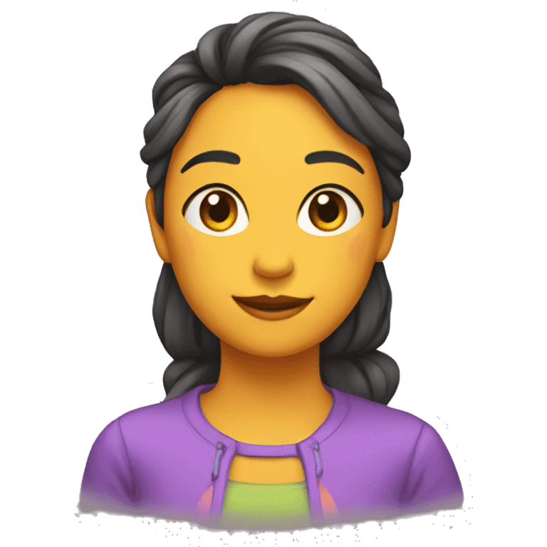 Chica arcoíris emoji