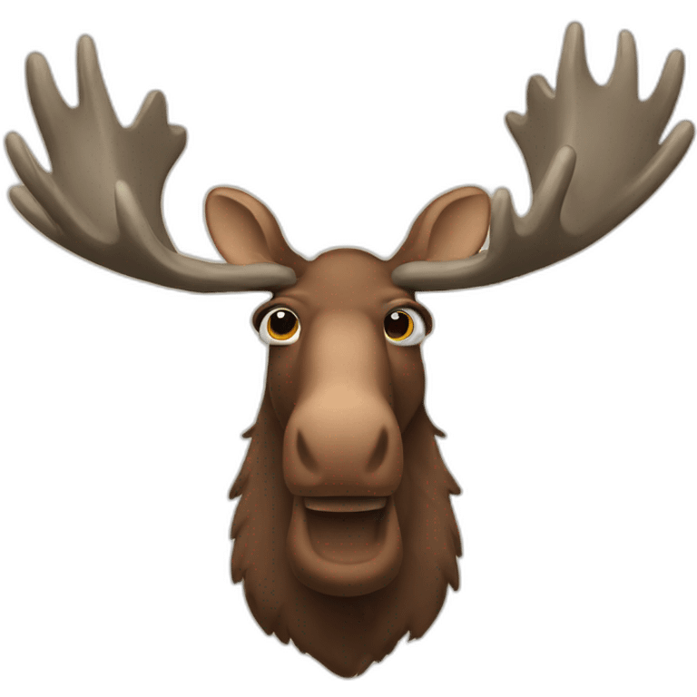 Canadian moose emoji