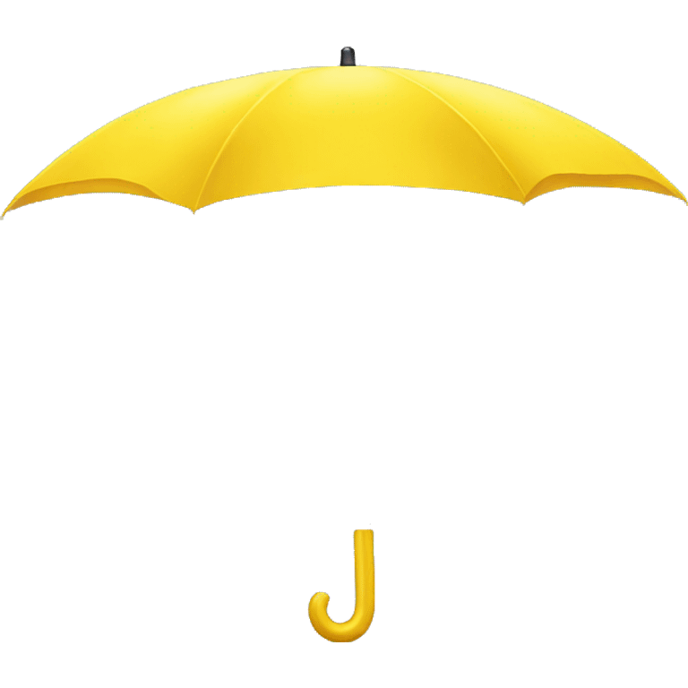 Yellow umbrella  emoji