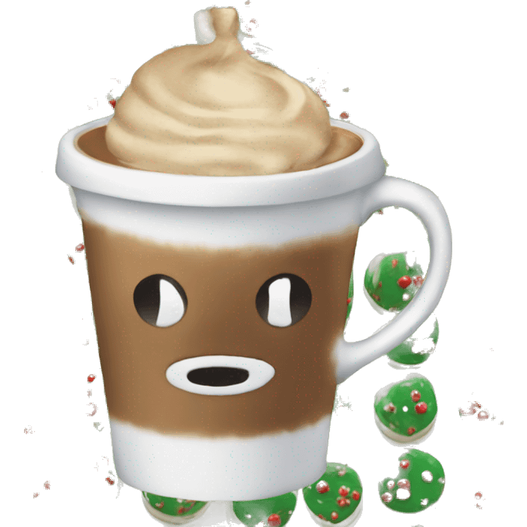 coffee cup christmas aesthetic  emoji