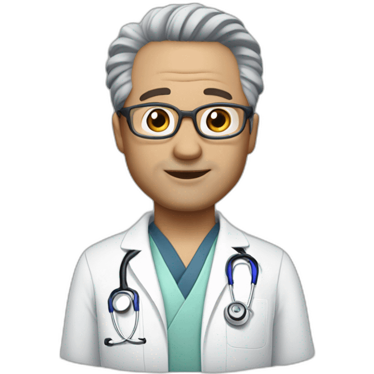 DR Shepherd from grey’s anatomy with grey hairs emoji